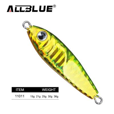 China ALLBLUE Lead Hot Madai Bait Bait Slow Cast Lure 15g Fishing Metal Jig PESCA for sale