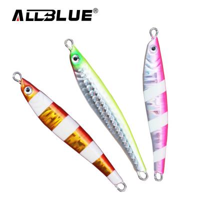 China ALLBLUE Lures Metal Jigging Sea Bass Game Fishing Tackle Artificial Peche 11173 for sale