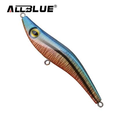 China AllBlue Lead China Supplier 30g 40g 60g Customize Color Lead Metal Jig Blade Lure Bait For Saltwater Fishing Lures for sale