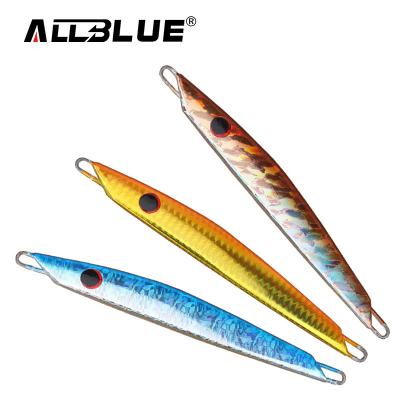 China ALLBLUE 120g Lead Fish Metal Jig Fishing Lure Wobbler Artificial Hard Bait 11051 for sale