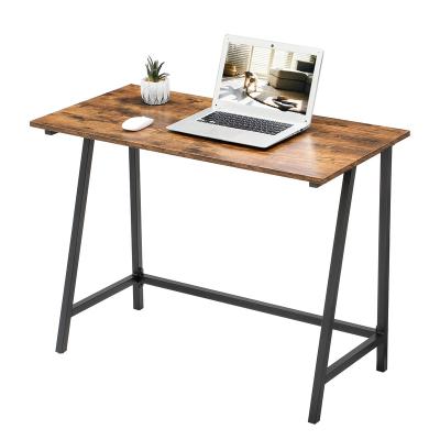 China Vasagle Adjustable Industrial Style Space Saving 39-Inch(Other) Steel Wood Built-in Desk Writing Deskstudy Tabletop Computer Desk For Office for sale