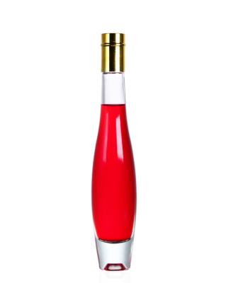 China New Crystal White Beverage Fruit 330ml Self Brewed Blossom Fruit Wine Bottle for sale