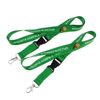 China Custom Environmental Friendly Printed Lanyard Business Work Office ID Card Holder Lanyard With Metal Hook for sale