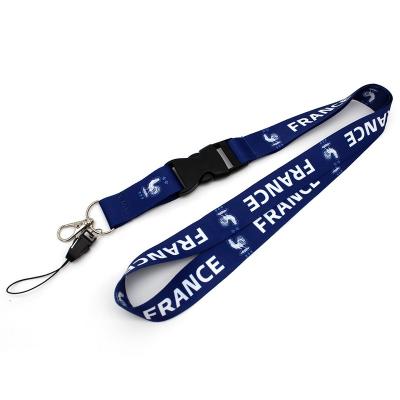 China Wholesale Gift 2022 Custom Staff ID Badge Holder Neck Strap Conference Lanyard World Cup Lanyard for sale