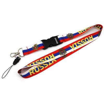 China Lanyard Manufacturer High Quality Eco-friendly Heat Transfer Neck Strap Key Chain Lanyards For Keys Custom for sale