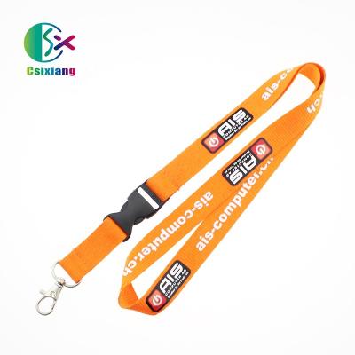 China Wholesale Cheap Promotion Stylish Polyester Neck Lanyard Silk Screen Printing 2*90CM Lanyards Custom Design Your Own Lanyard for sale