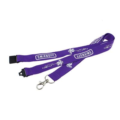 China Multicolor Stylish Key Chain Holder Security Polyester Neck Ties Silk Screen Printing Lanyards For Phone, Key And ID Card for sale