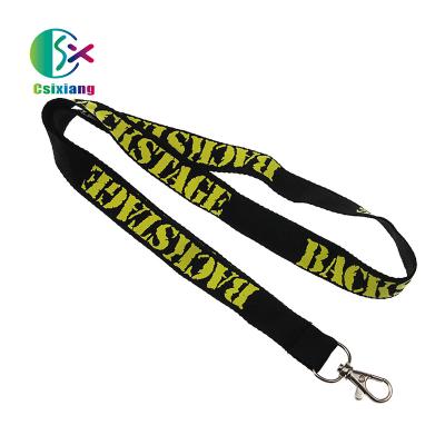 China Advertising Low Price Custom Silk Screen Printing NFL Strap Lanyards Custom Design Promotion Made In China for sale