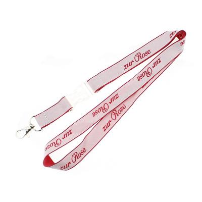 China Subaru Lanyard Custom Logo Professional Printing Woven Key Chain Advertising for sale