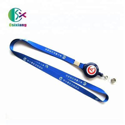 China Advertising Retractable Badge Reel Lanyards for sale