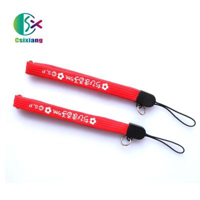 China Promotion Fashion Custom Logo Cheap Mobile Phone Polyester Shorts Lanyard for sale