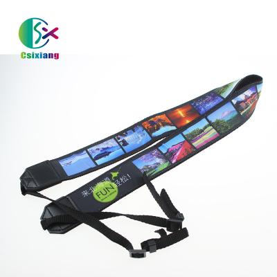 China New China Market Fashion Designer Factory Promotion Canvas Customized Camera Shoulder Strap for sale