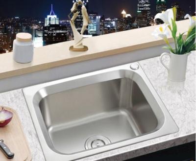 China Without Faucet Best Selling Stainless Steel Press Kitchen Sink Single Bowl RV Sink Kitchen Te koop