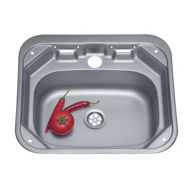 Chine LS-4237 1.0mm RV Sink Portable Cast Iron Sink Sink Apronless à vendre