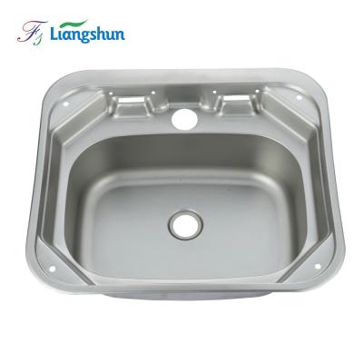 China Without Faucet LW-4237 Nano Finished RV Caravan Camper Wallmount SS Folding Hand Wash Kitchen Sink for sale