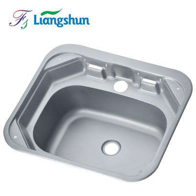 Chine Without Faucet K-4237 Single Basin Bowl Water Sink For Train Engine Stainless Steel Kitchen Sinks à vendre