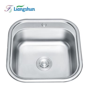 China With Faucet Bathroom Square Shape Stainless Steel Kitchen Sink Over for sale