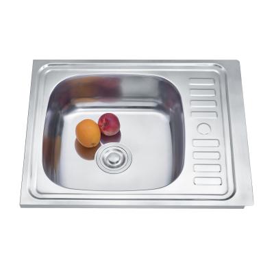 Китай Without Faucet LW-6050 Mini Size Drainer Kitchen Sink Stainless Steel Single Bowl Sink продается