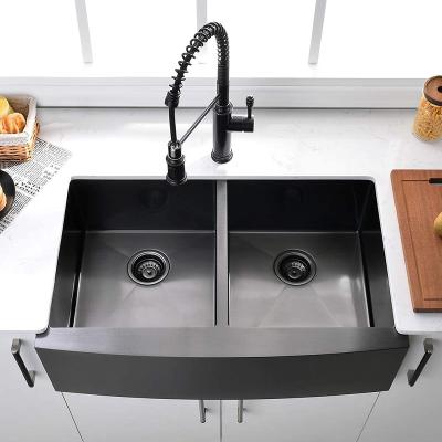 China Without faucet lavaplatos sinks corner sink asraful kitchen double bowl Sri Lankan hand made kichen sink zhonshan Te koop