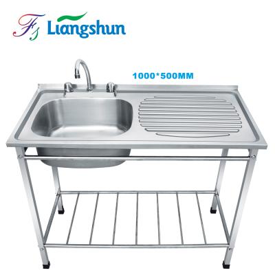 China With Faucet K-10050 Restaurant Kitchen Sink Commercial Stainless Steel Sink Washing Sink Te koop