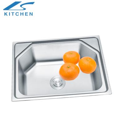 China With Factory Stainless Special Design Sink Faucet Steek Single Bowl Sink for sale