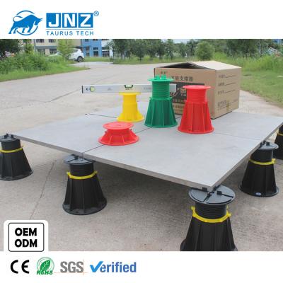 China Factory Price JNZ Easy Installation Plastic Tile Adjustable Pedestal Outdoor Floor Pedestal Raised Floor Pedestal for sale