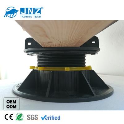 China JNZ factory price modern composite aluminum decking system adjustable plastic pedestal for sale