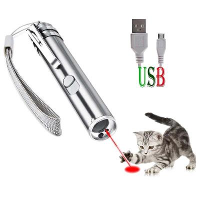 China Sustainable Rechargeable Pet Training Exercise Hunter Tool Laser Indicator LED Flashlight for sale