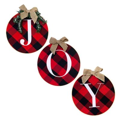 China Entertainment Toys DIY Christmas Decoration For Home Merry Christmas Sign Wreath New Year Decorative Party for sale