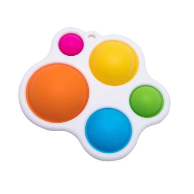 China Hot Selling Amazon Toys Kid Toys Anti-stress Silicone Educational Funny Bubble Bubble Other Toys Sensory Toy Bubble Other Toys for sale