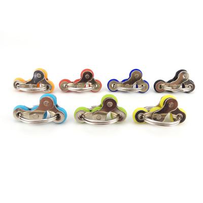 China Educational Toys Chain Spinner Ring Toy For ADHD Spinner Bike Flippy Key Ring Chain Hand Spinner Works Chain Spinner Toy Other Toys And Hobbies for sale