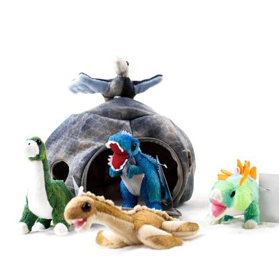 China Plush Toy Sets Dinosaur Nest House Plush Dinosaur Anime Family Toy Stuffed Animal Stock Cartoon Dragon Other Toys and Hobbies for sale