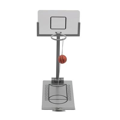 China Portable Indoor Foldable Entertainment Toys Desk Game Set Mini Desktop Basketball Playing Games Mini Table Hoop Game Toy for Kids and Adult for sale