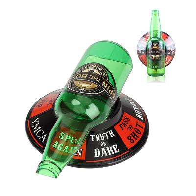 China Entertainment Toys Turntable Toys Spin Bottle Roulette Game Drinking Game For Adult Bar/Spinner Amusement Party Drinking Game for sale