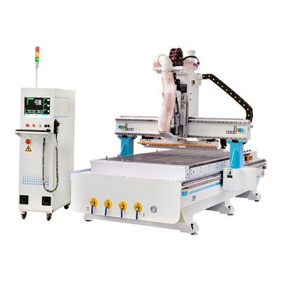 China Promotional Hotels Price And Quality 1300*2500*200mm European Auto Tool Switch ATC CNC Wood Working Router for sale