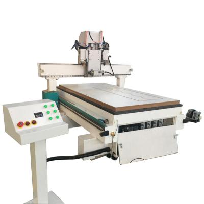 China Two Head Hotels 1500*3000mm ATC Size 5x10ft Carving Wood 1325 CNC Router Woodworking Machine for sale