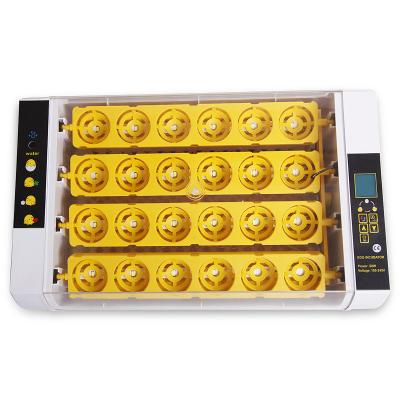 China Factory Chicken Incubator Bird Hatchery Machine 24 Small Eggs With LED for sale