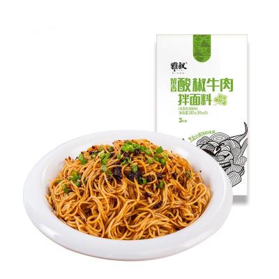 China Cooking Chinese Noodle Sauce Sour Pepper Beef Gravy Seasoning For Instant Noodles for sale