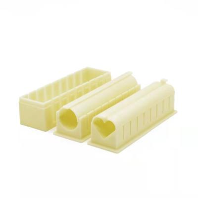 China Sustainable Sushi Maker Sushi Making Kit Plastic Food Grade DIY White Sushi Mold for sale