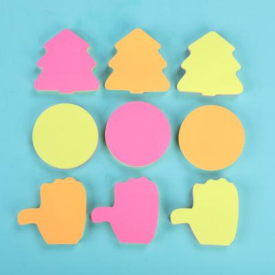 China Self-adhesive high quality removable sticky notes, shaped sticky notes, color matched sticky notes for sale