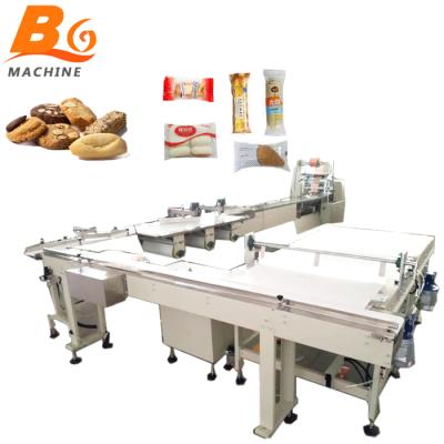 China Food Bread Packing Machine Rusk Bread Packaging Machine Automatic Feeding Line for sale