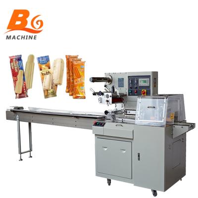 China Automatic Food Popsicle Popsicle Cone Cream Bar Packing Machine for sale