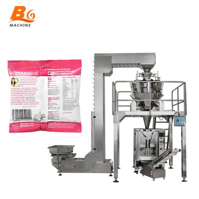 China Automatic Weighing Food BG Granule Filling Machine Blue Berry / Black Currant / Raisin for sale