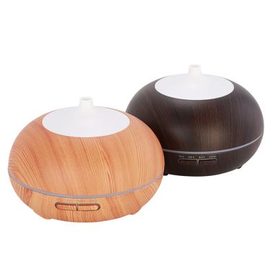 China Hotel Nebulizer Smart Diffuser Pineapple Shape 300ml USB Ultrasonic Wooden Aroma Diffuser for sale