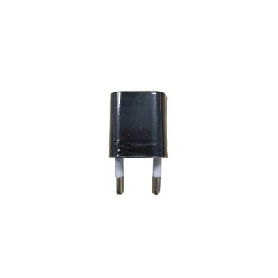 China Mobile Phone 1 Euro USB Plug 1A Port Charger 2 Pins for sale