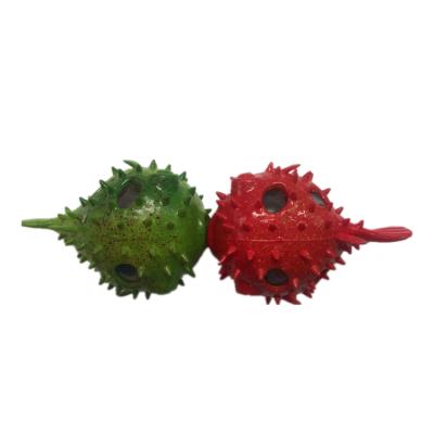 China TPR Wholesale Thorn Fish Vent Ball Venting Water Ball Decompression Toy Creative Gift for sale