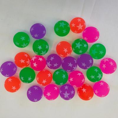 China Sports Toy Plastic Lighted Hollow Rubber Bouncing Balls for sale