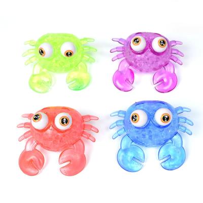 China Direct Selling Large Squeeze Duct Ball Eye Children's Toys TPR Decompression Crab Toy Manufacturers Squeezing Toys Toys For Kid Children for sale