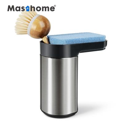 China Masthome Kitchen Stocked Instruments Hanging Soap Cart Drain Organizer Kitchen Sink Sponge Holder for sale