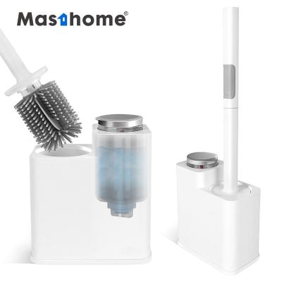 China Sustainable Masthome Smart Automatic Injection By Press Dispensing Soap Toilet Brush For Bathroom for sale